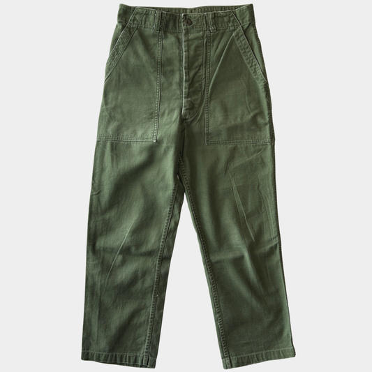 60's U.S.ARMY OG-107 Utility Pants ベイカーパンツ(30×31)/A7175P-SO