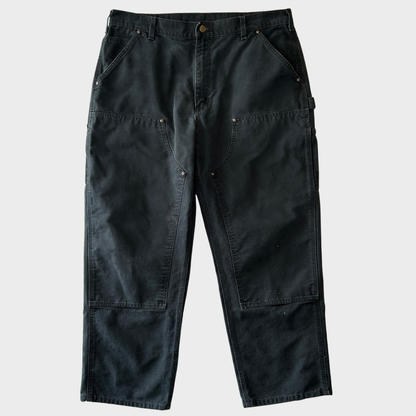 00's Carhartt カーハート ダブルニーパンツ B136 BLK (38×30)/C1061P-SO