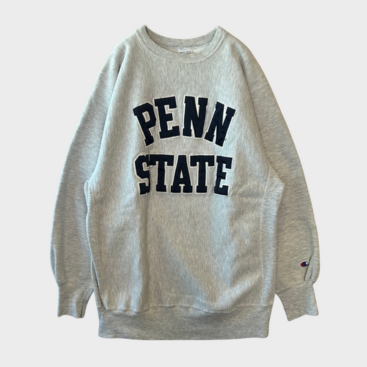 90's  Campion  リバースウィーブ  PENN STATE ワッペン スウェット グレー 2XL /A7883S-SO