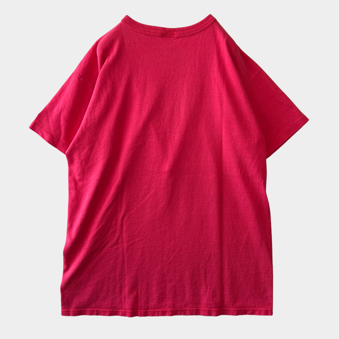90's Champion チャンピオン IOWA 88/12 ハチハチワンツー カレッジTシャツ ピンク(XL)/C0954T-SO