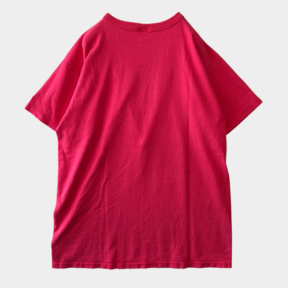 90's Champion チャンピオン IOWA 88/12 ハチハチワンツー カレッジTシャツ ピンク(XL)/C0954T-SO