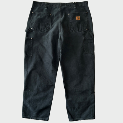 00's Carhartt カーハート ダブルニーパンツ B136 BLK (38×30)/C1061P-SO