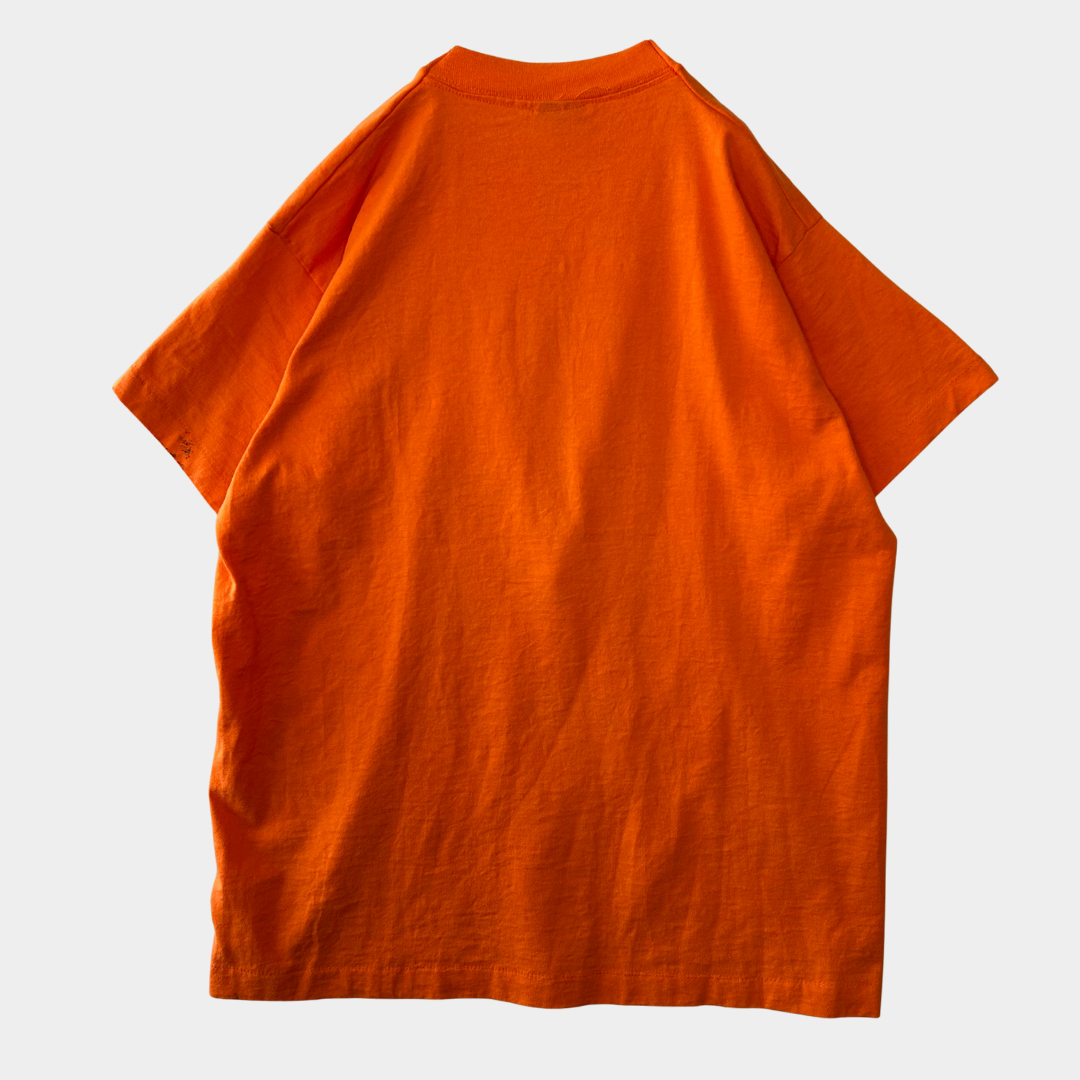 90's TEAMSTERS ロゴTシャツ 労働組合 オレンジ(L)/A7002T-SO