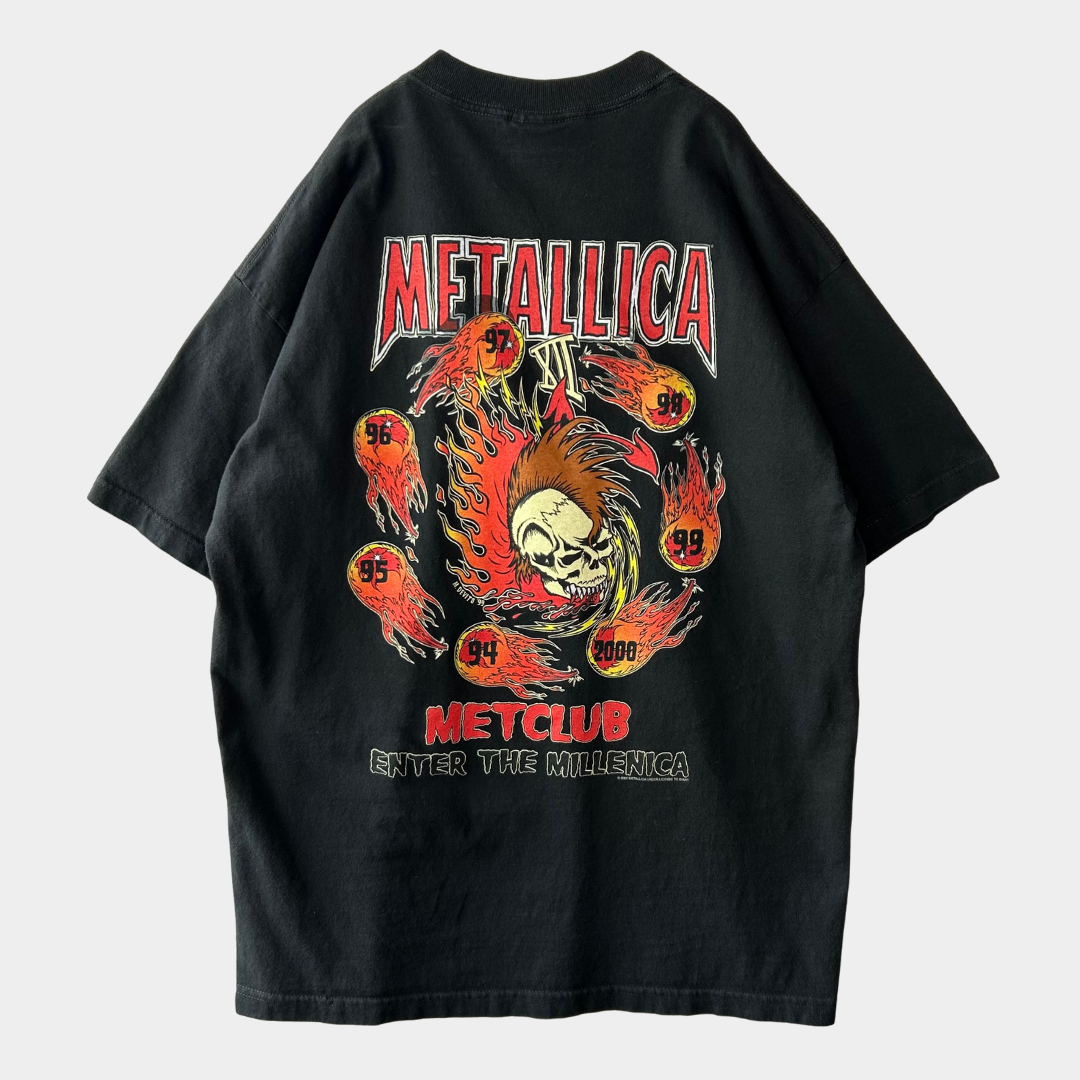 00's Metallica Club メタリカ ファンクラブTシャツ 黒 giant(XL