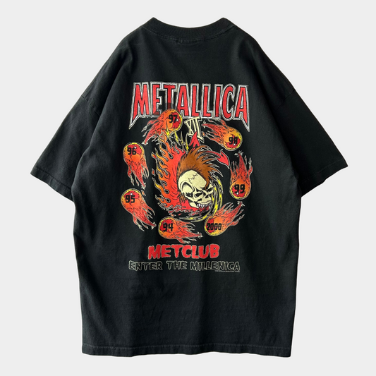 00's Metallica Club メタリカ ファンクラブTシャツ 黒 giant(XL)/A7189T-SO