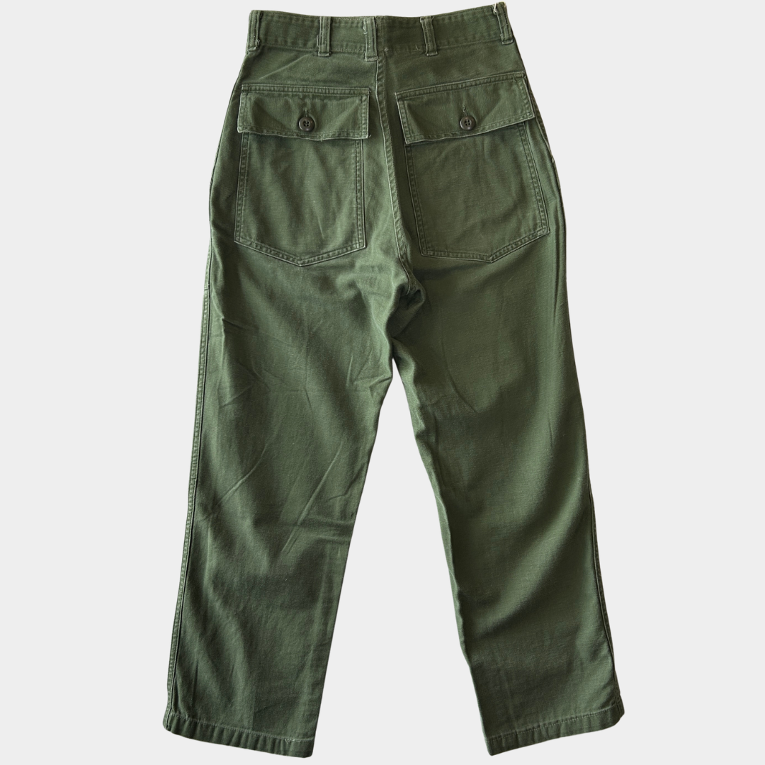 60's U.S.ARMY OG-107 Utility Pants ベイカーパンツ(30×31)/A7175P-SO