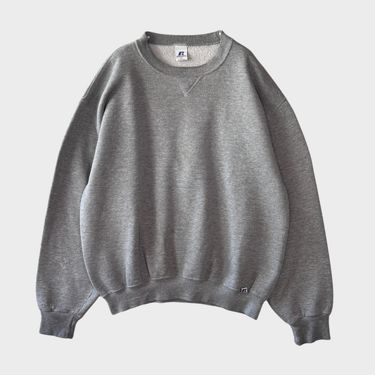 00's Russell Athletic ラッセル 無地スウェット グレー (L)/A7867S-SO