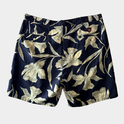 90's Polo Ralph Lauren”THE CLASSIC GOLF SHORT" アロハショーツ リネン/コットン混紡 (W38)/A3910P-SO