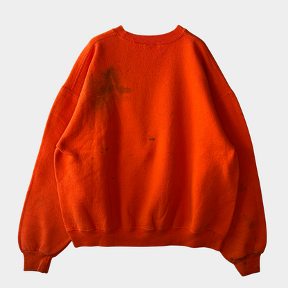 90's ~ RUSSELL ATHLETICS ”CLEMSON” カレッジ スウェット オレンジ (不明)/B1594S-SO