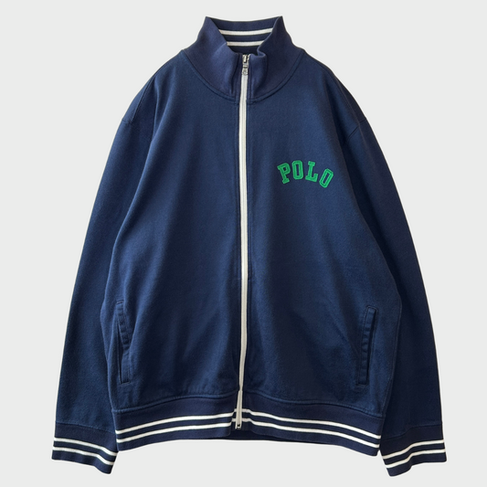 00's Polo by Ralph Lauren ラルフローレン "POLO"ロゴ トラックジャケット 紺 (L)/B0518J-SO