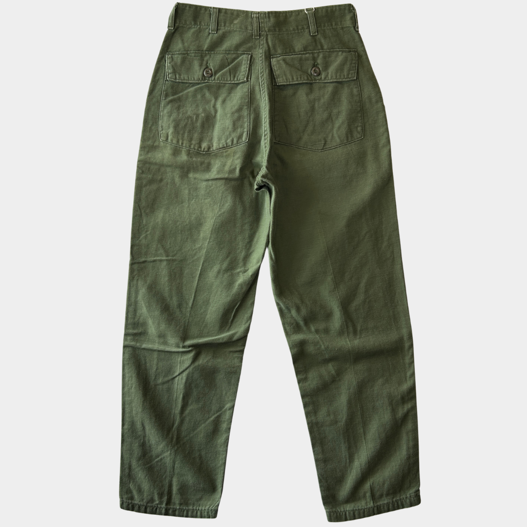 70's U.S.ARMY OG-107 Utility Pants バイカーパンツ 米軍 ミリタリー(30×31)/A6745P-SO
