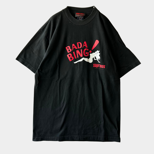 00's THE Sopranos "BADA BING !" ドラマ Tシャツ (L)/A7249T-SO