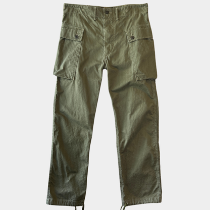 RRL ラルフローレン P-44 HBT モンキーパンツ ミリタリーカーゴパンツ (32×32)/C1449P-SO