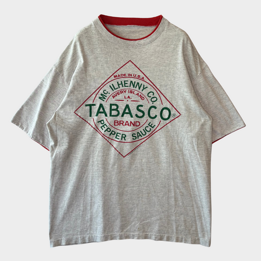 90’s TABASCO Made in USA 企業Tシャツ 白 (サイズ不明)/B2149T-SO