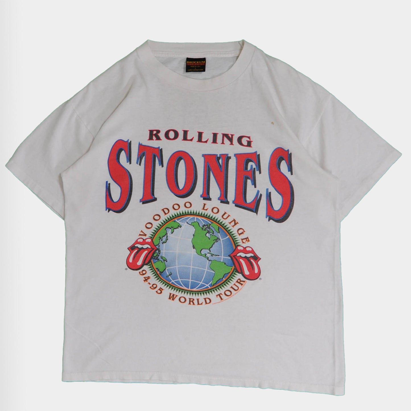 90's ROLLING STONES VOODOO LOUNGE ツアーTシャツ 白 (L)/A3976T-SO