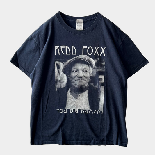 00's Fruit of The Loom "RED FOXX"俳優・コメディアン フォトTシャツ 紺(L))/A6569T-SO