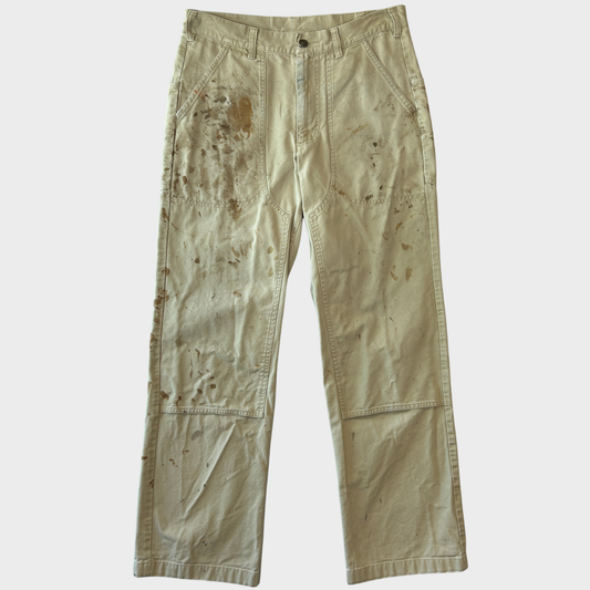 1998 Patagonia パタゴニア スタンドアップパンツ ダブルニーワークパンツ ベージュ (w32)/C0118P-SO