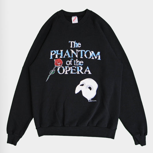 80's JERZEES The Phantom of the Opera スウェット 黒 (XL)/A1796S-SO