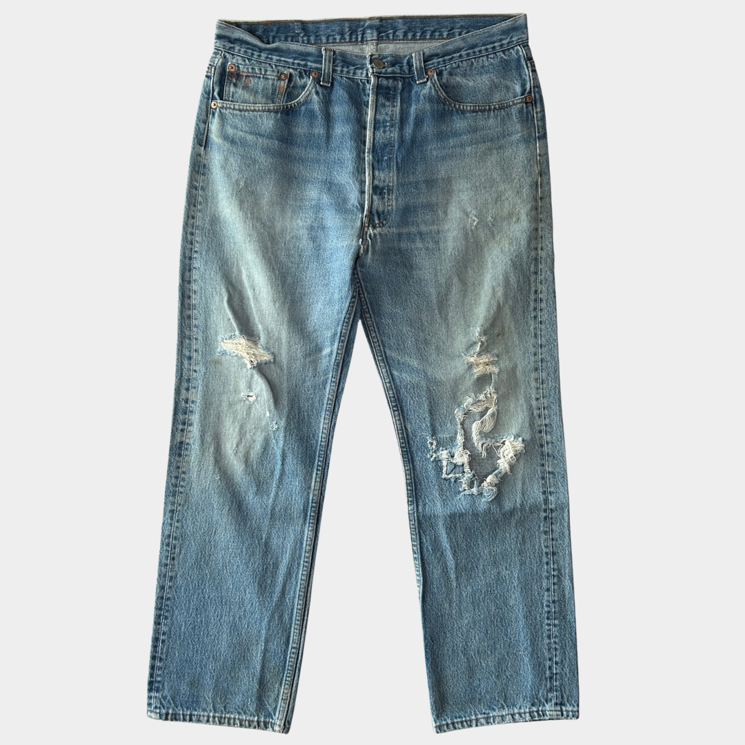 90's Levi's 501 リーバイス デニムパンツ 青 (38×32)/A9705P-SO