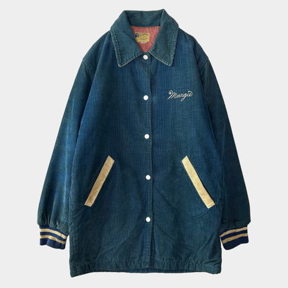 60's ~ HEWITT mfg コーデュロイ スタジャン レディース インディアン (不明)/A5768J-SO