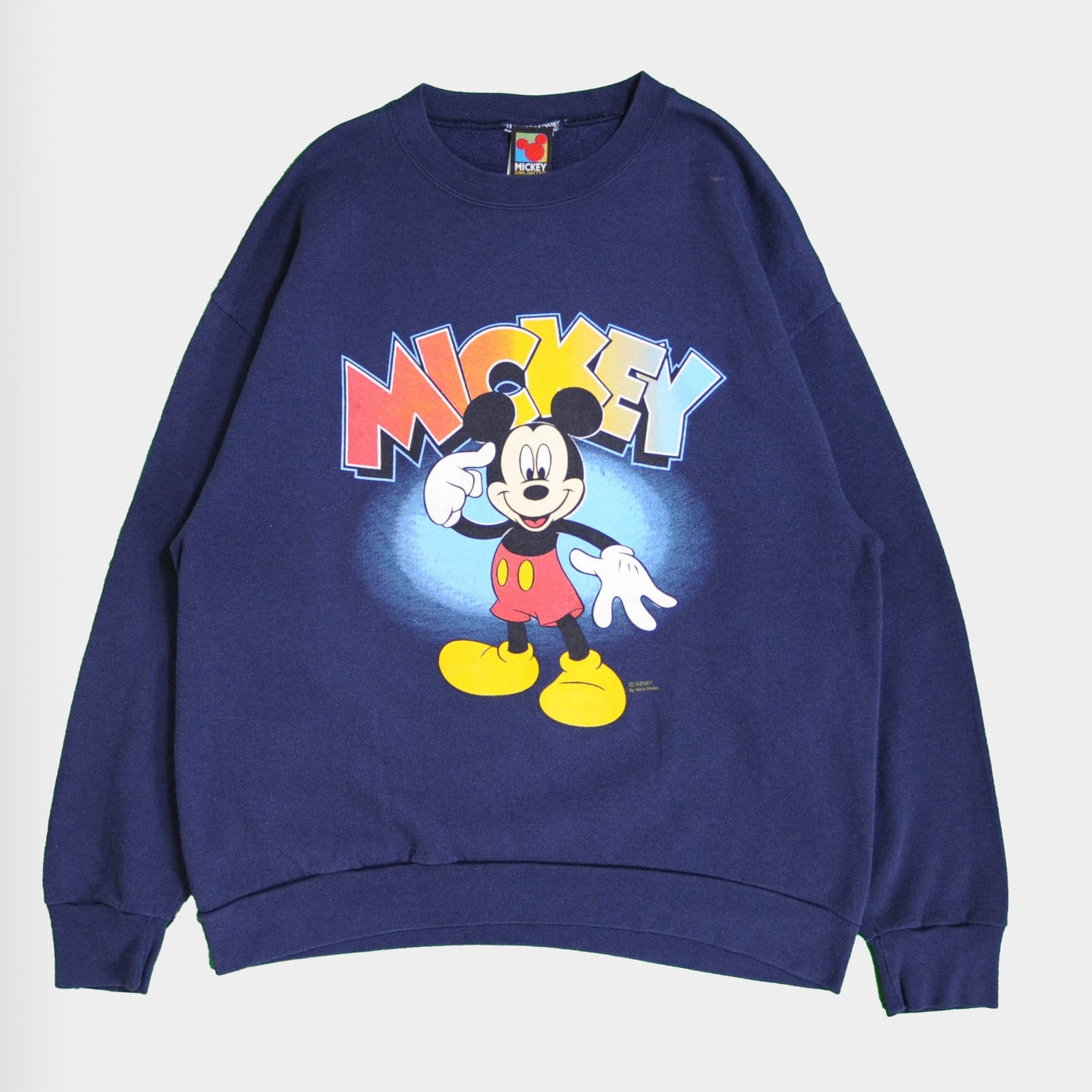 90's Mickey スウェット 紺 (L)/A2551S-SO