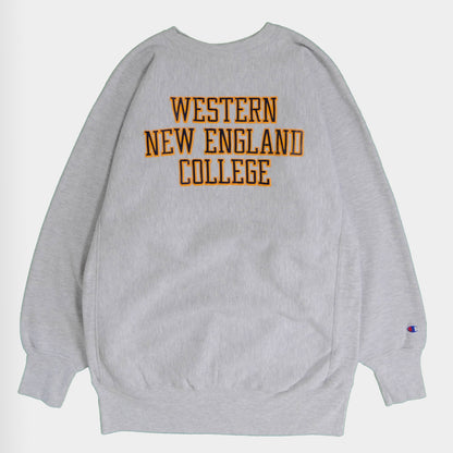 90's リバースウィーブ WESTERN NEW INGLAND COLLEGE. グレー (XXL)/A2542R