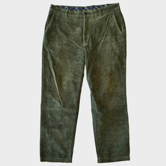 00's Brooks Brothers 346 コーデュロイ パンツ 深緑  (W35/L30) /B1036P-SO