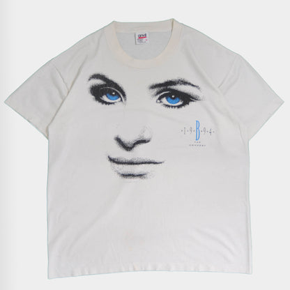 90's Barbra Streisand コンサートTシャツ 白 (L)/A3885T-SO