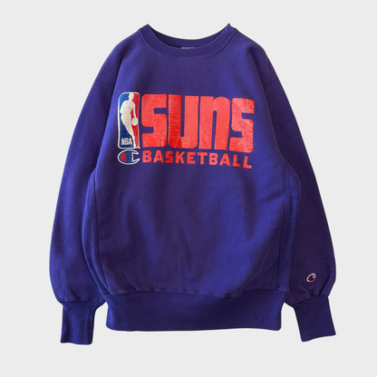 90's  Campion  Reverse Weave リバースウィーブ NBA  Phoenix Suns 紫 L /A8173S-SO
