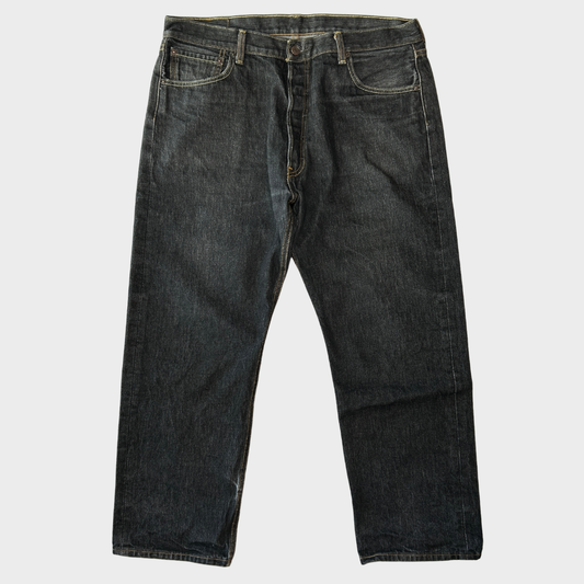 Levi's リーバイス 501 ブラックデニムパンツ (38×30)/B3521P-SO