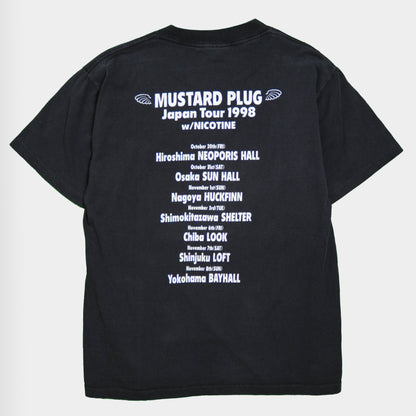 1998 Mustard Plug 日本ツアーTシャツ　黒(M)/A2744T