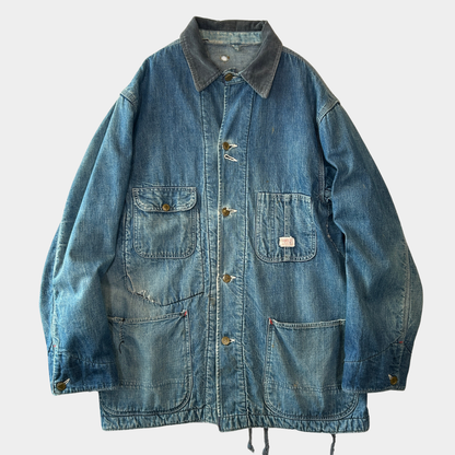 60's HERCULES ヘラクレス ブランケットライナー デニムカバーオール 襤褸 /A5800O-SO