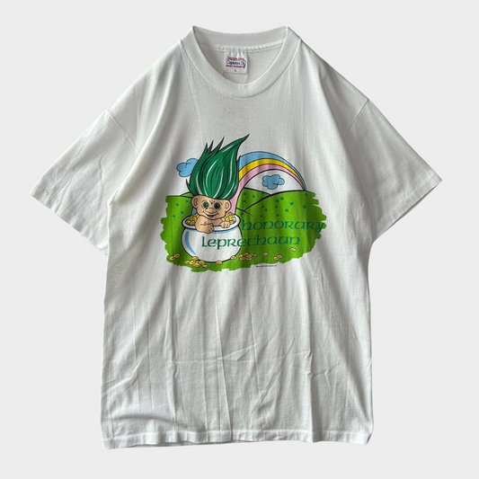 90's Captain's Ts トロール レプラコーン キャラクター Tシャツ 白 (L)/B2019T-SO