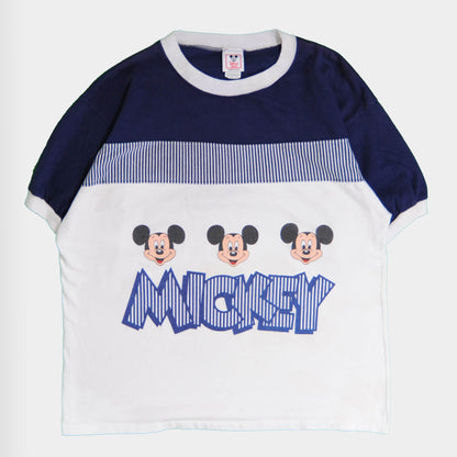 80's Disney Wear Mickey Mouse リンガーTシャツ/A2781T-SO