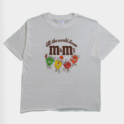 80's M&M プリントTシャツ(XL)/A2801T-S