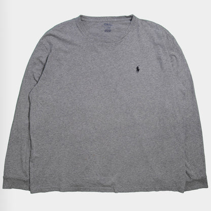 POLO RALF LAUREN L/S Tシャツ　グレー(L)/A3494T-S