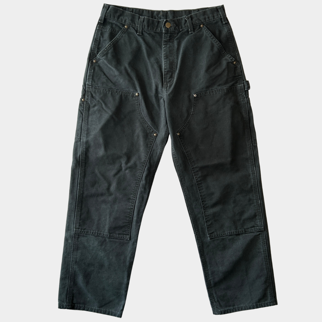Carhartt カーハート ダブルニーワークパンツ B136 BLK ブラック (33×30)/C0928P-SO