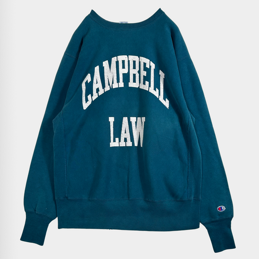 90's リバースウィーブ CAMPBELL LAW 青緑 (L)/A2685S-SO