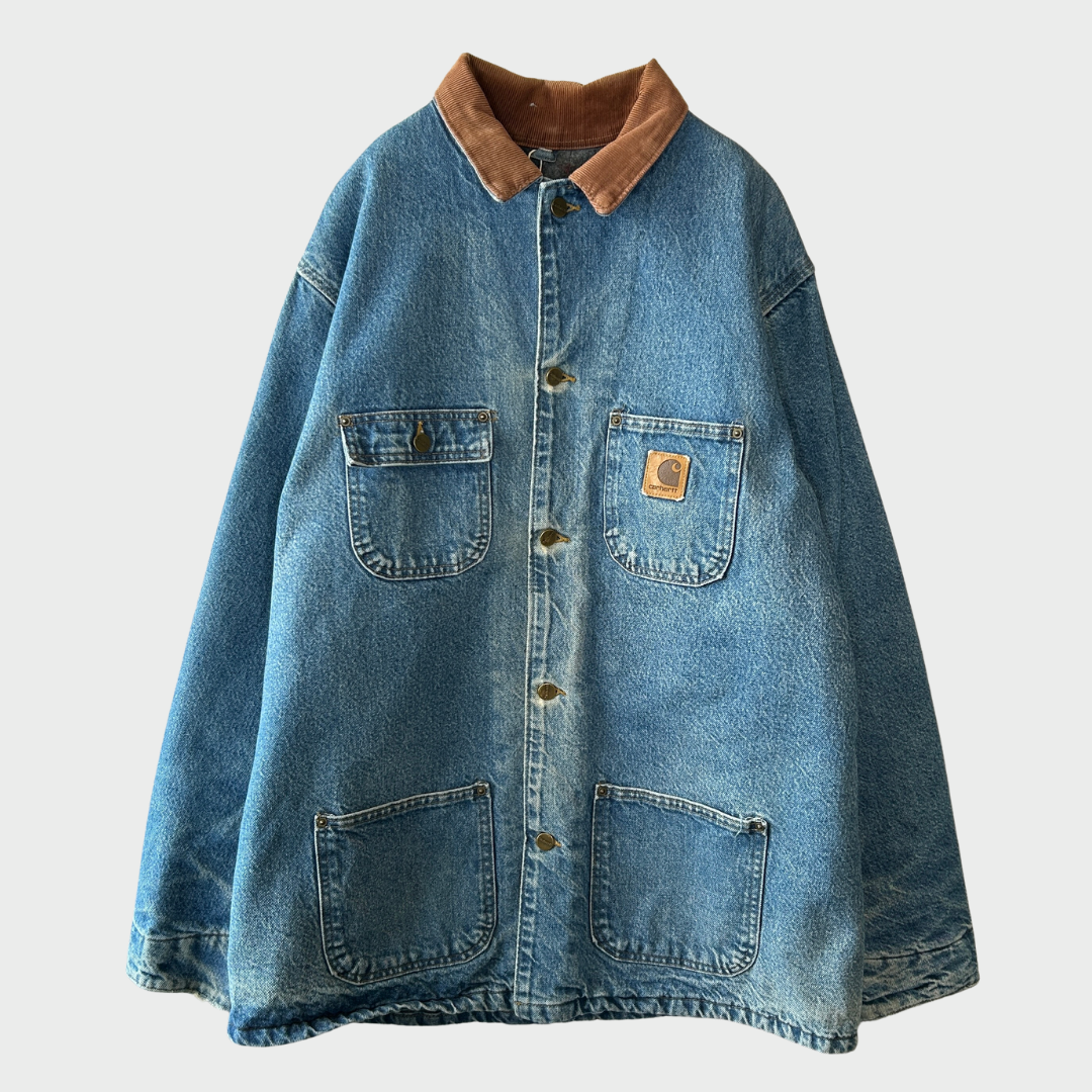 00's Carhartt カーハート チョアコート カバーオール インディゴ (L) /A9063J-SO