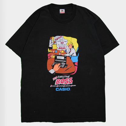 90's CASIO "BOSS" Tシャツ (XL)/A2766T-S