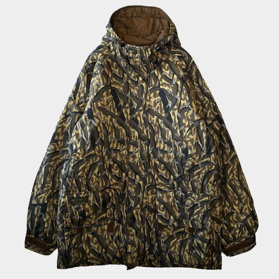 90's Columbia コロンビア ”DELTA MARSH"Camouflage Parka カモフラジャケット 中綿(L)/B1228O-SO