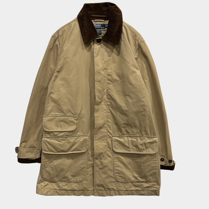 "お客様ご注文商品" 00's Polo by Ralph Lauren ラルフローレン バルマカンコート ベージュ (M)/A7654J-SO