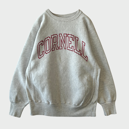 90's Champion Reverse Weave リバースウィーブ "CORNELL"　カレッジスウェット グレー (L)/C0611S-SO
