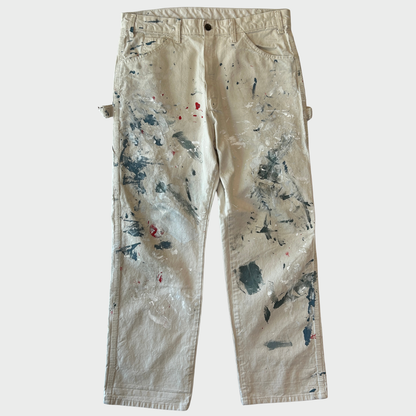 00's Dickies ディッキーズ ペインター ワークパンツ 白/B3939P-SO