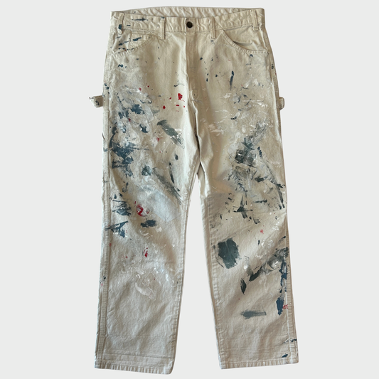 00's Dickies ディッキーズ ペインター ワークパンツ 白/B3939P-SO