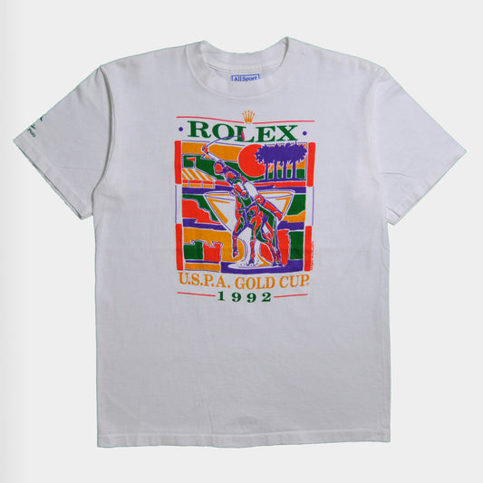 90's ROLEX U.S.P.A GOLD CUP Tシャツ(M)/A2304T