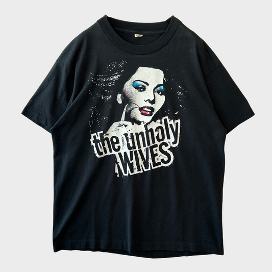 80's  SCREEN STARS  the unholy wives バンドTシャツ 黒 L/A6555T-SO