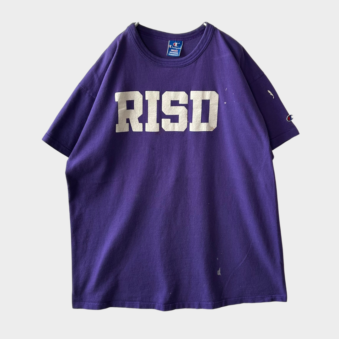 90's champion "RISD" Tシャツ (XL)/A3991T-SO