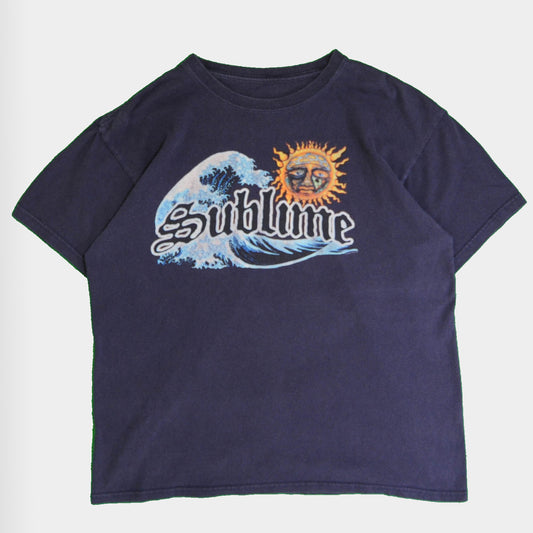 00's Sublime Everything Under The Sun バンドTシャツ 紺(不明)/A3587T-SO