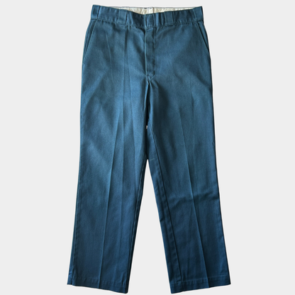 80~90's Dickies ディッキーズ 874 ワークパンツ USA製 ブルー系 (34×31)/A8630P-SO